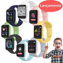 Relógio Smartwatch Completo Infantil menino foto na tela
