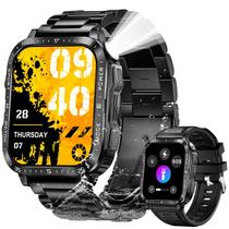 Relógio Smartwatch Dealark Masculino Tático com Lanterna LED Relógio Smartwatch Dealark Masculino Tático com Lanterna LED