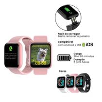 Relógio Smartwatch Digital Inteligente D20 Android iOS Bluetooth - FitPro