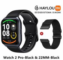 Relógio Smartwatch Ecossistema Xiaomi,Haylou Watch 2 Pro A Prova Dagua Pulseira Extra Conectividade IOS ou Android