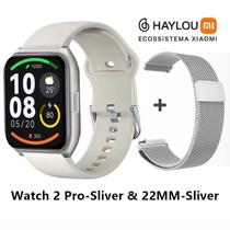 Relógio Smartwatch Ecossistema Xiaomi,Haylou Watch 2 Pro A Prova Dagua Pulseira Extra Conectividade IOS ou Android Relógio Smartwatch Ecossistema Xiaomi,Haylou Watch 2 Pro A Prova Dagua Pulseira Extra Conectividade IOS ou Android
