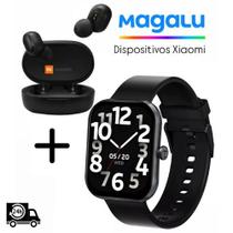 Relogio Smartwatch Ecossistema XiaomiHaylou Watch S6 A Prova DaguaI 127 modos esportivos MAIS Fone XIaomiMi AirDots2 Original Global
