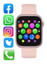 Relógio Smartwatch F35 Feminino Faz Ligações Troca Pulseira Multi-Funções