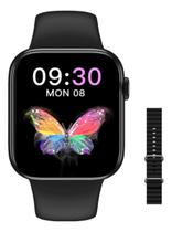 Relógio Smartwatch Faz e Recebe Ligações S28 Pro Preto Envio Imediato Duas Pulseiras Relógio Smartwatch Faz e Recebe Ligações S28 Pro Preto Envio Imediato Duas Pulseiras