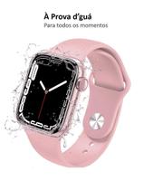 Relogio Smartwatch Feminino Branco Serie 8 Whatsapp Facebook Ligação Original - Smart Watch