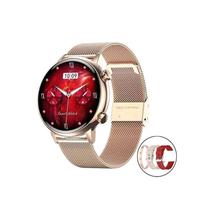Relógio Smartwatch G Tide Romance Lady Time De 1.1 Pol Com Bluetooth Nfc Ip68 Go - Gold