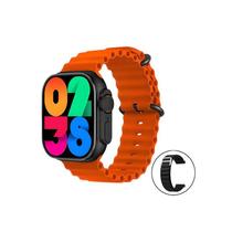 Relógio Smartwatch G Tide S2 Pro De 2.02 Pol Com Bluetooth Ip67 Preta Orange