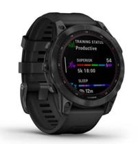 Relógio Smartwatch Garmin Fênix 7 com Monitor Cardíaco de Pulso e GPS