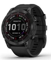 Relógio Smartwatch Garmin Fênix 7 Preto Titânio / Preta