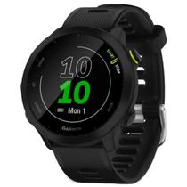 Relógio Smartwatch GarminForerunner 55 com Gps Preto e Verde