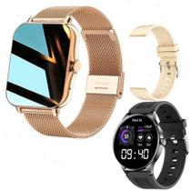 Relógio Smartwatch Gt20 Faz Recebe Chamadas Baixa Foto Na Tela