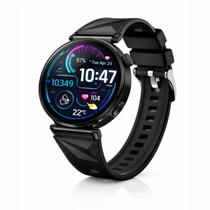 Relógio Smartwatch GT5 Mini Feminino Redondo Bluetooth Notificações Chat GPT Microwear