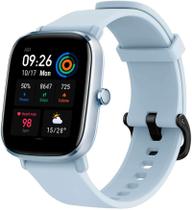 Relógio Smartwatch GTS 2 Mini, Tela 1,55", GPS, À Prova D'Água, Modos Esportivos, Notificações e Sensores de Saúde- Azul