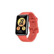 Relógio Smartwatch Huawei Fit Tia B09 - Vermelho Atraente ecofriendly. Android iOS. bateria 15 dias. tela AMOLED.