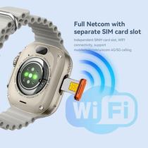 Relogio Smartwatch Hw Ultra2 4G 2/64gb Android Amoled 2 Cameras Wifi