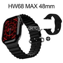 Relogio Smartwatch HW68 Max Series 8 48mm + Pulseira Extra