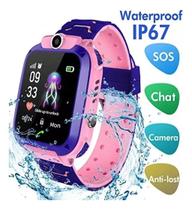 Relógio Smartwatch Infantil Kids C2 Rosa Gps Ratreio Ligação Filhos Envio Imediato Original Nota Fiscal