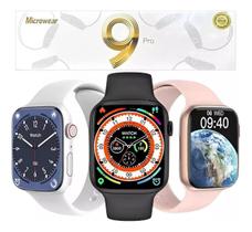 Relógio Smartwatch Inteligente Feminino W59 Serie 9 Lançamento Original Android iOS Tela 47mm Nfc Gps - W59 Pro