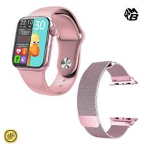 Relógio Smartwatch Inteligente Hw12 Android iOS Bluetooth + Pulseira Metal Extra - Smart Bracelet