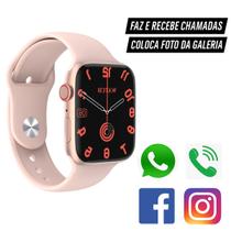 Relógio Smartwatch Inteligente NFC Cor Rosa S11 Série 9 Relógio Smartwatch Inteligente NFC Cor Rosa S11 Série 9