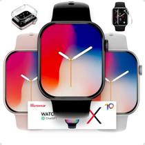 Relógio Smartwatch Inteligente Rosa W10 Serie 10 Chatgpt Nfc 2 Pulseira Original Notificações de Redes Sociais Envio Ime