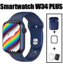 Relogio Smartwatch Inteligente W34 PLUS + FONE i12