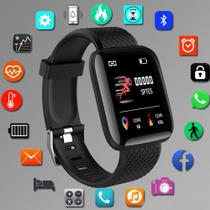 Relógio Smartwatch Inteligente Y68 Bluetooth Preto Relógio Smartwatch Inteligente Y68 Bluetooth Preto