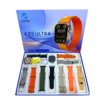 Relógio Smartwatch Khostar K99 Ultra Com 10 Pulseiras Tela 2.2 Polegadas