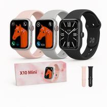 Relogio Smartwatch LaxasFit X10 Mini 41mm Serie 10 Pulseira Extra Lançamento Feminino