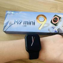 Relogio Smartwatch M9 Mini 41mm para Mulheres,Homens, Assistente de Voz, Preto - GS WEAR