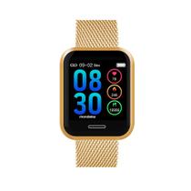 Relógio Smartwatch Malha de Aço Dourado - Mondaine