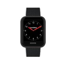 Relógio Smartwatch Malha de Aço Preto - Mondaine