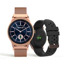Relógio Smartwatch Malha de Aço Rosé - Seculus