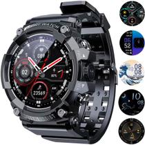 Relógio Smartwatch Masculino Shock Lokmat Militar Sport Preto