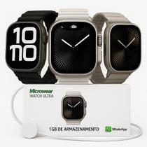 Relogio Smartwatch Microwear U3w Ultra 49mm Serie 10 1GB de Memoria Compativel IOS e ANDROID