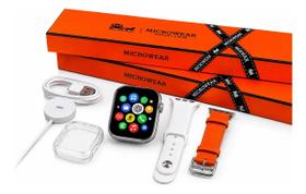 Relógio Smartwatch Microwear W11 Mini Série 11 Chatgpt 42mm Lançamento 2026 Prateado