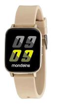 Relógio Smartwatch Mondaine 16001m0mvnv5 35mm Silicone Bege