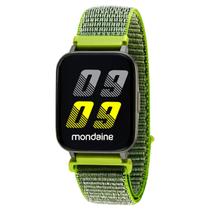 Relogio smartwatch mondaine full touch pulseira nylon verde