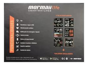 Relógio Smartwatch Mormaii Life Com Gps Azul Molifegal/8a