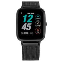 Relógio Smartwatch Mormaii Life Preto Unissex MOLIFEAI/7P