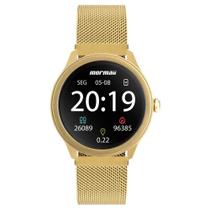 Relógio Smartwatch Mormaii Life Ultra Ref: Molifeurag/7d Dourado Milanese Relógio Smartwatch Mormaii Life Ultra Ref: Molifeurag/7d Dourado Milanese