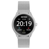 Relógio Smartwatch Mormaii Life Ultra Ref: Molifeurah/7k Prateado Milanese Relógio Smartwatch Mormaii Life Ultra Ref: Molifeurah/7k Prateado Milanese