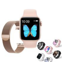 Relogio Smartwatch Para Ios Android Faz e Recebe Chamadas Com 2 Pulseiras X11 Max