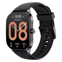 Relógio Smartwatch Pop 3s Amoled E Monitor Caixa Preto Pulseira Preto Bisel Preto
