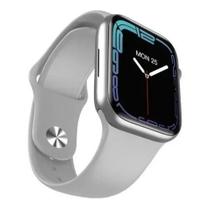 Relógio Smartwatch Prateado Wh57 Pro 45mm + Nf Relógio Smartwatch Prateado Wh57 Pro 45mm + Nf