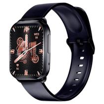Relógio Smartwatch Qcy GS S6 Cor Preto Display 2.02'' TFT Bluetooth 5.0 Original Com Nota Fiscal