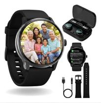 Relógio Smartwatch Redondo Luxo Pro Redondo Original Nfc Gps Relógio Smartwatch Redondo Luxo Pro Redondo Original Nfc Gps