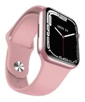 Relógio Smartwatch Rosa Wh57 Pro 45mm + Nf Relógio Smartwatch Rosa Wh57 Pro 45mm + Nf
