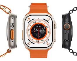 Relogio Smartwatch S10 Ultra + Bazik Prime Caixa Cinza Pulseira Laranja Relogio Smartwatch S10 Ultra + Bazik Prime Caixa Cinza Pulseira Laranja