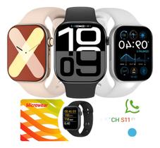 Relógio Smartwatch S11 Pro Serie 11 45mm Amoled Compativel Samsung Galaxy Smart Watch Band Bluetooth top